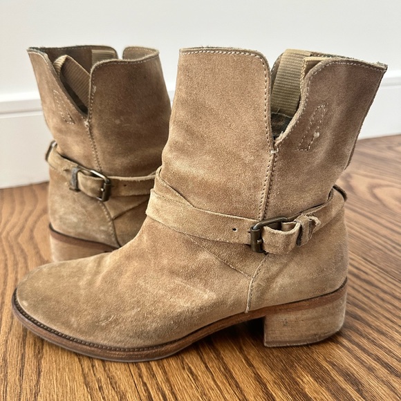 J. Crew tan leather booties size 7.5 - Picture 14 of 16